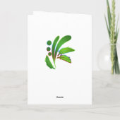 Green Cheeked Conure Karte (Rückseite)