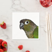 Green Cheeked Conure Serviette (Beispiel)