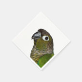 Green Cheeked Conure Serviette (Ecke)