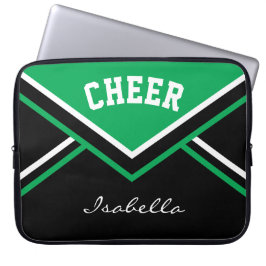 Green Cheerleader Cheerleader Cheer Laptopschutzhülle