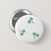 Green Cherry Muster Button (Vorne & Hinten)
