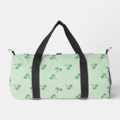 Green Cherry Muster Duffle Bag (Vorderseite)