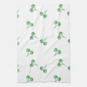 Green Cherry Muster Handtuch (Vertikal)