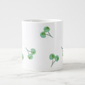 Green Cherry Muster Jumbo-Tasse (Vorderseite)