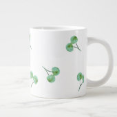 Green Cherry Muster Jumbo-Tasse (Rechts)