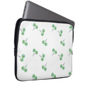 Green Cherry Muster Laptopschutzhülle (Vorne Rechts)