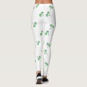 Green Cherry Muster Leggings (Rückseite)
