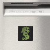 Green Chi Dragon Magnet (In Situ (Geschirrspüler))