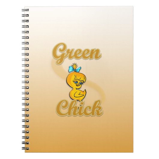 Green Chick Notizblock (Vorderseite)