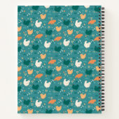 Green Chicken Farmhouse Notizblock (Rückseite)