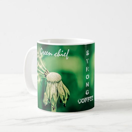 Green Chief Strong Coffee Kaffeetasse (Vorderseite Links)