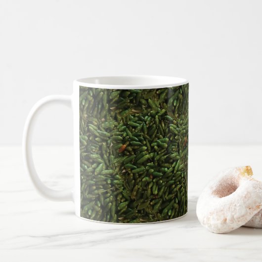 Green Chili Pepper Kaffeetasse (Mit Donut)