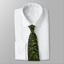 Green Chili Pepper Pattern Krawatte