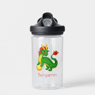 Green Chinese Dragon Individuelle Name Trinkflasche