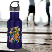 Green Chinese Dragon Koi Edelstahlflasche