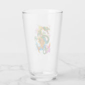 Green Chinese Dragon Koi Glas (Rückseite)