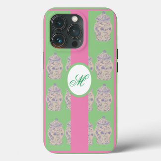 Green Chinoiserie Hand Painted Ginger Jar Jars Case-Mate iPhone Hülle