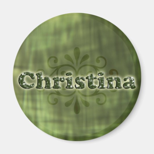 Green Christina Magnet (Vorne)