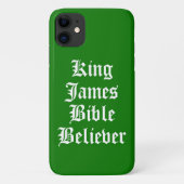 Green Christlich Faith King James Bible Glaube Case-Mate iPhone Hülle (Rückseite)