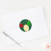 Green Christmas Bauble Sticker (Umschlag)