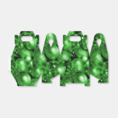 Green Christmas Baubles Geschenkschachtel (Ungefaltet)