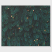 GREEN CHRISTMAS BAUM MIT LICHT GESCHENKPAPIER (Flach)