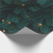 GREEN CHRISTMAS BAUM MIT LICHT GESCHENKPAPIER (Ecke)