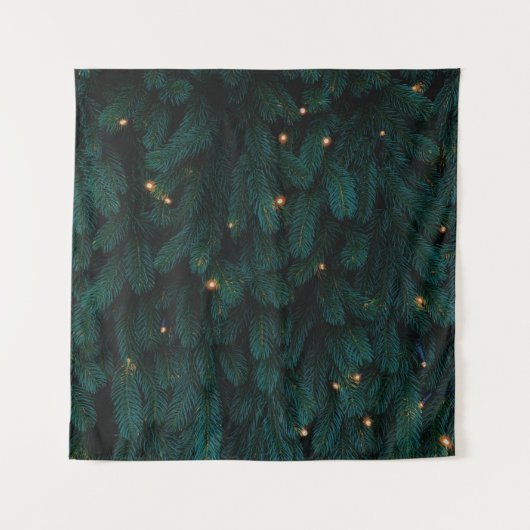 GREEN CHRISTMAS BAUM MIT LICHT WANDTEPPICH (Vorderseite)