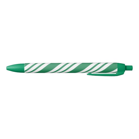 Green Christmas Candy Cane Pen Kugelschreiber (Unterseite)