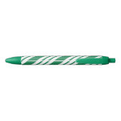Green Christmas Candy Cane Pen Kugelschreiber (Rückseite)