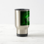 Green Christmas Decoration Ball Reisebecher (Mittel)