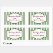 Green Christmas Kitchen Stickers (Blatt)