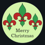 Green Christmas Lilie Stickers<br><div class="desc">Diese Urlaubsaufkleber zeichnen sich durch ein elegantes rot-grünes Lilie-Design auf grünem Hintergrund und den Ausdruck "Frohe Weihnachten" aus. Ideal für Umschlag Aufkleber,  die Backwaren kennzeichnen,  etc.!</div>