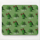 Green Christmas Mousepad (Vorne)