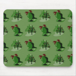 Green Christmas Mousepad