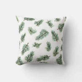 Green Christmas Pine Tree  Kissen