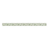 Green Christmas Santa Toile Ripsband (Vorderseite)