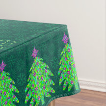 Green Christmas Tree Chic Elegante Personalisiert