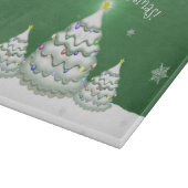 Green Christmas Tree Cutting Board Schneidebrett (Ecke)