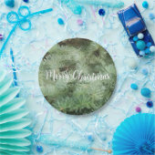 Green Christmas Tree Pine Holiday Custom Party Pappteller (Party)