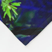 Green Christmas Tree Red Ball Fleecedecke (Ecke)