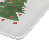 Green Christmas Tree Thunder_Cove Schneidebrett (Ecke)