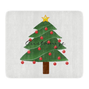 Green Christmas Tree Thunder_Cove Schneidebrett