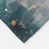 Green Christmas Trees Winter Forest Fleecedecke (Ecke)