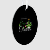 Green Christmas Weed Shirt Ornament (Vorderseite)