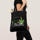 Green Christmas Weed Shirt Tasche (Von Nahem)