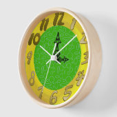 Green Circles Loops Uhr (Winkel)