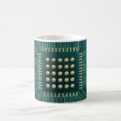 Green Circuit Board Kaffeetasse (Mittel)