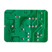 Green Circuit Board Magnet (Horizontal)