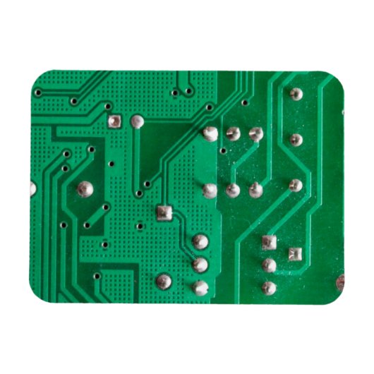 Green Circuit Board Magnet (Horizontal)